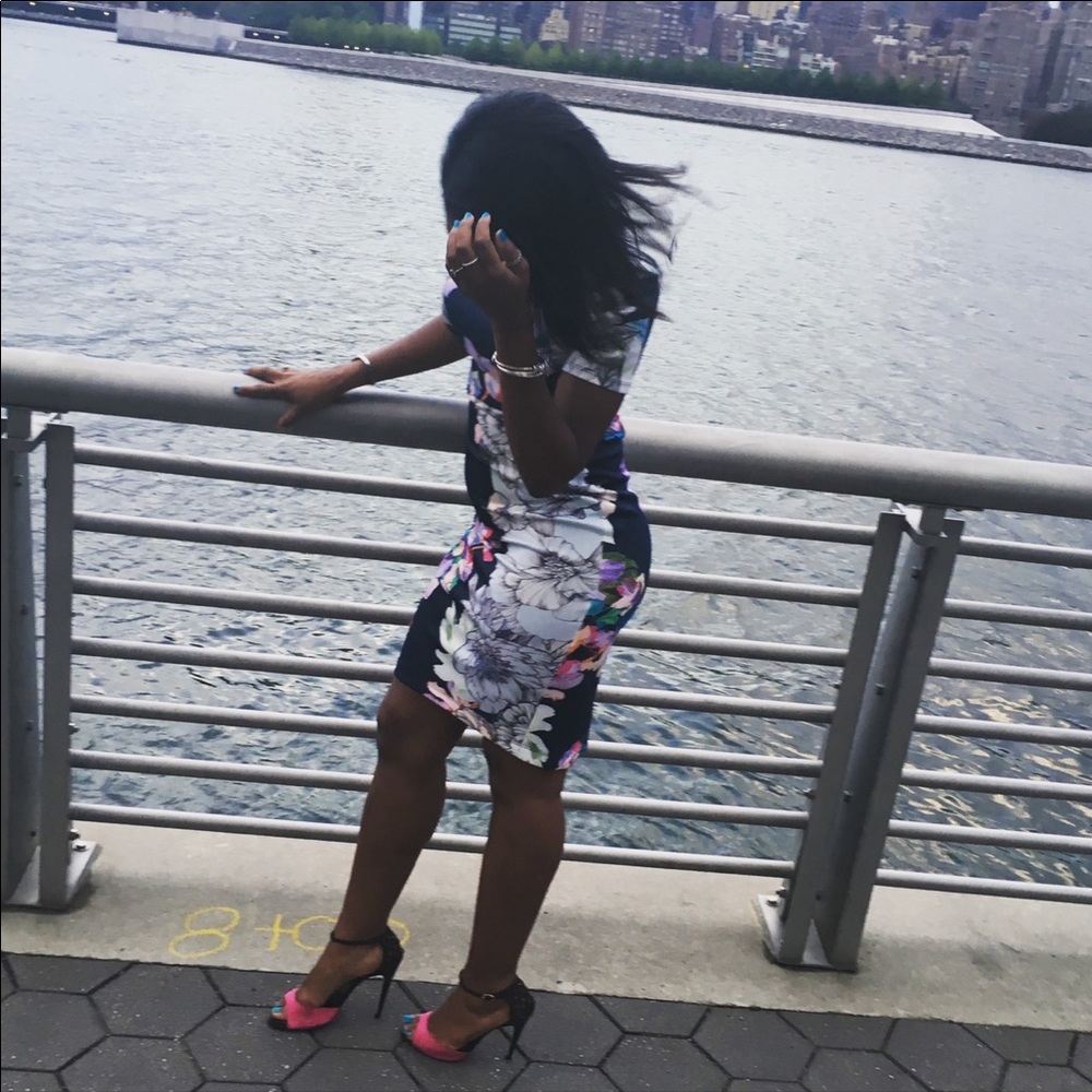 Floral Bodycon Dress